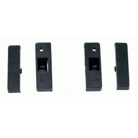 Staffe di fissaggio autoradio ISO Nero Audi A3 ► 2001