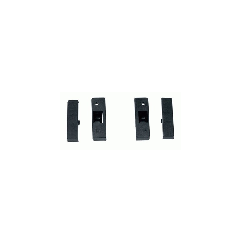 Staffe di fissaggio autoradio ISO Nero Audi A3 ► 2001