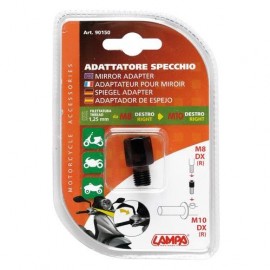 Adattatore specchi moto Ø 8 mm destro ► Ø 10 mm destro Adattatore specchi moto Ø 8 mm destro ► Ø 10 mm destro