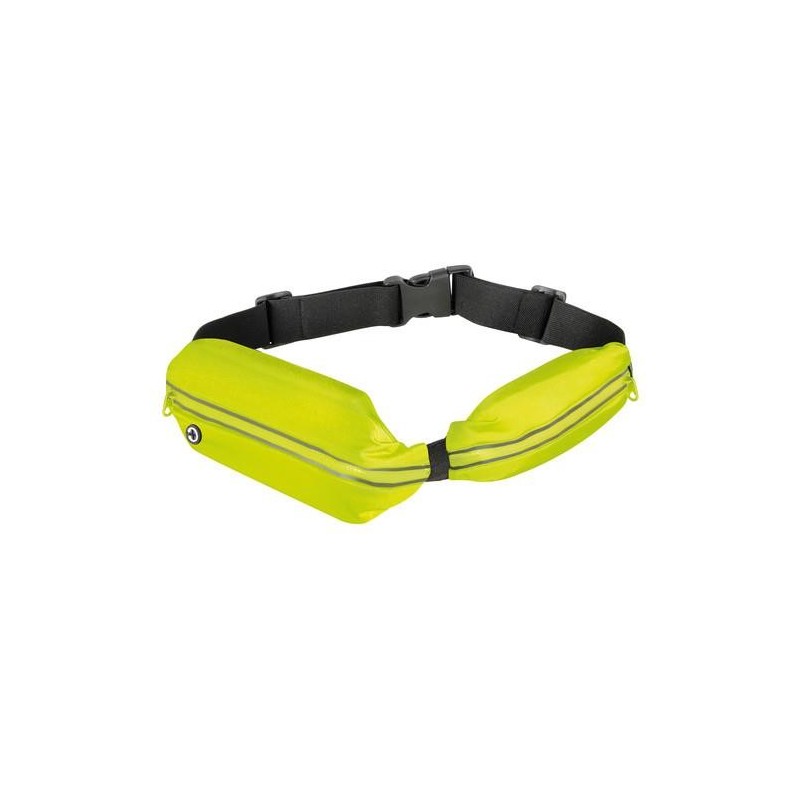 Sport Pouch Fascia marsupio da sport con doppia tasca - Giallo Fluo
