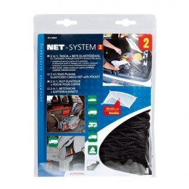 Net-System-2 Doppia rete fermacarichi elasticizzata 80x60 cm Net-System-2 Doppia rete fermacarichi elasticizzata 80x60 cm