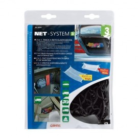 Net-System-3 Rete fermacarichi elasticizzata multiuso 80x50 cm