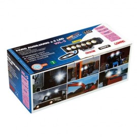 Lampa WL-5 Faro ausiliario a 6 Led 10/30V Bianco Lampa WL-5 Faro ausiliario a 6 Led 10/30V Bianco