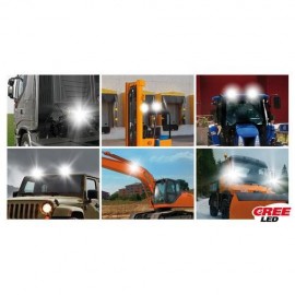 Lampa WL-5 Faro ausiliario a 6 Led 10/30V Bianco Lampa WL-5 Faro ausiliario a 6 Led 10/30V Bianco