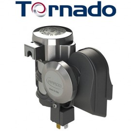 Marco TORNADO Tromba compatta cromata bitonale con compressore 12V