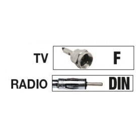 Antenna a pinna da tetto Phonocar 08808 amplificata Digital TV Radio AM FM