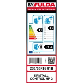Pneumatico Invernale Fulda Kristall Control HP 2 205/55R16 91H - immagine indicativa Pneumatico Invernale Fulda Kristall Control HP 2 205/55R16 91H - immagine indicativa