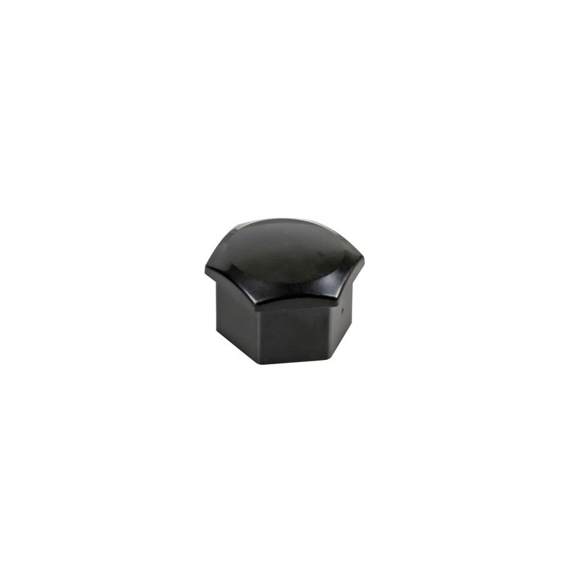 Black Nut Caps, 20 copribulloni in ABS - Ø 19 mm