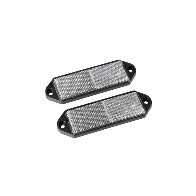 Catarifrangenti rettangolari - 90x35 mm - Bianco