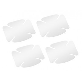 Pellicole antigraffio per incavi maniglie, set 4 pz - 10x8 cm