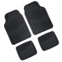 Kyoto, serie tappeti universali in pvc 4 pezzi - Nero