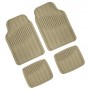 Kyoto, serie tappeti universali in pvc 4 pezzi - Beige