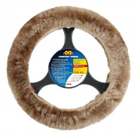 Comfort Wheel, coprivolante elasticizzato - Naturale - Ø 36-42 cm
