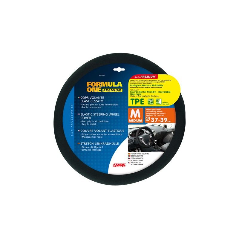 Formula One, coprivolante in TPE - M - Ø 37/39 cm Formula One, coprivolante in TPE - M - Ø 37/39 cm