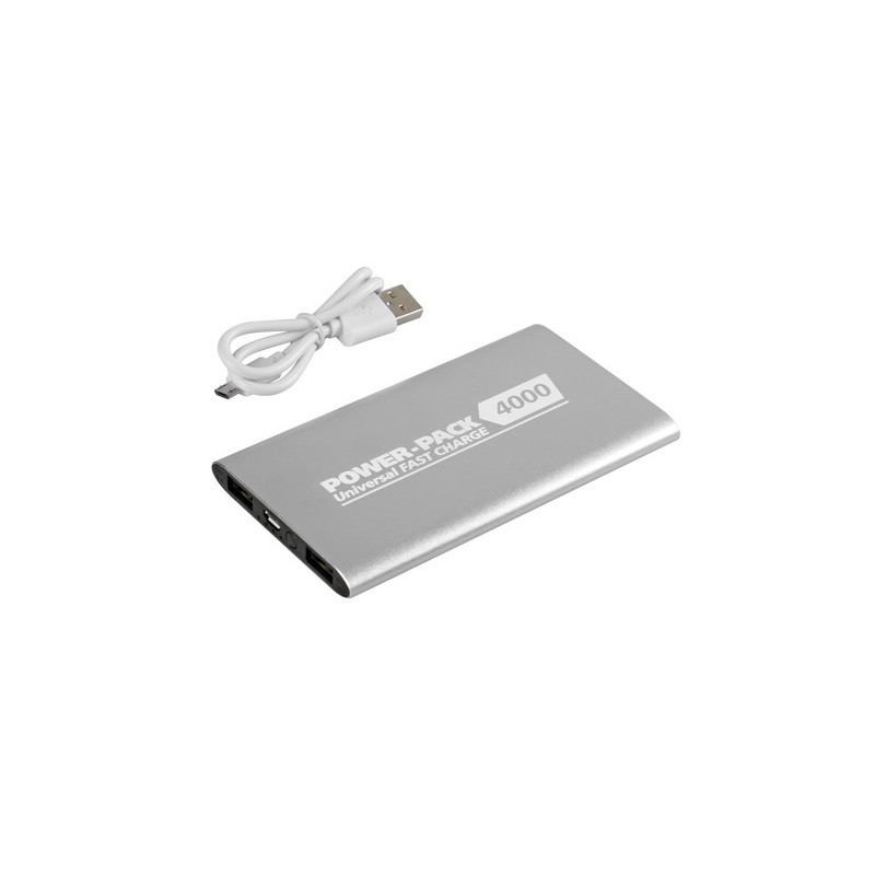 Power-Pack 4000 - Fast Charge - Argento