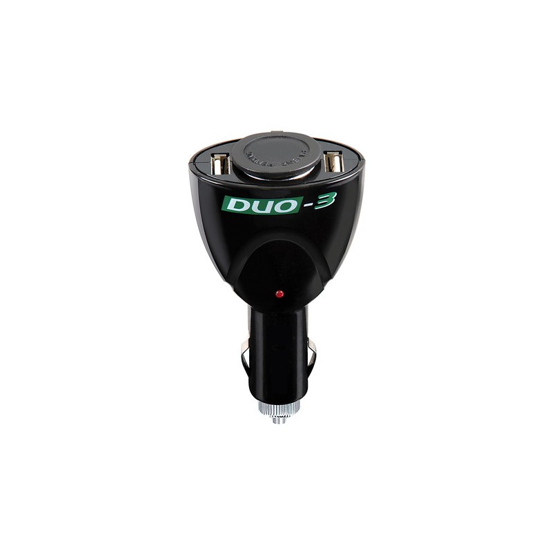 Duo-3, presa corrente con USB, 12/24V Duo-3, presa corrente con USB, 12/24V