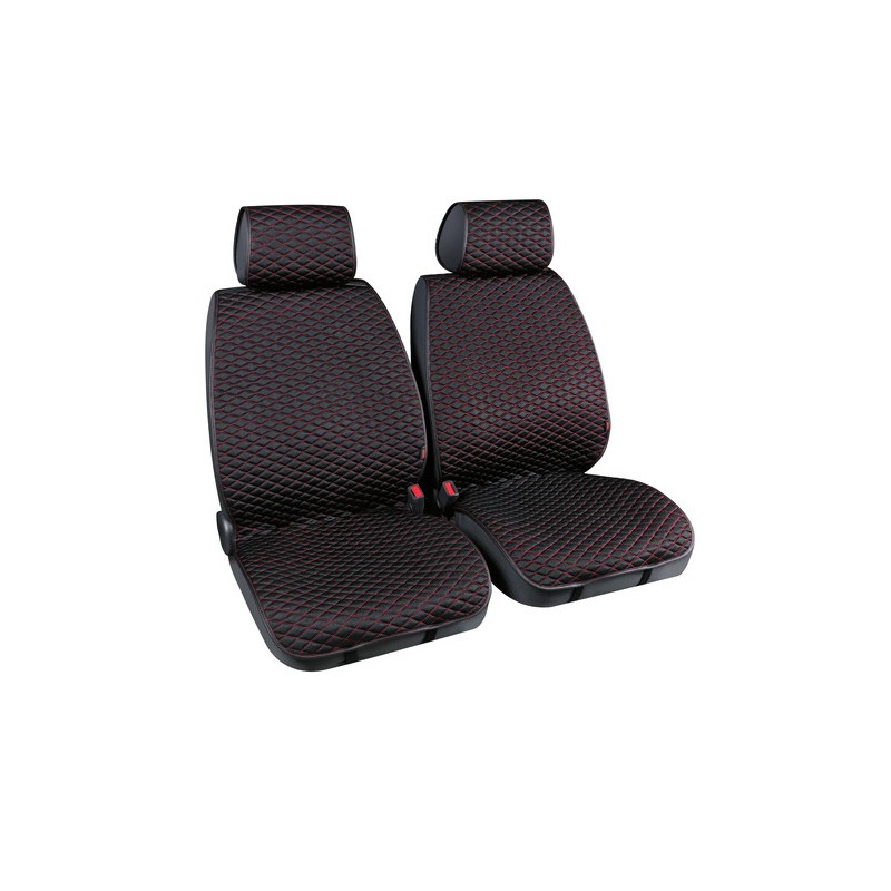 Cover-Tech Fabric, coppia coprisedili anteriori in tessuto tecnico - Nero/Rosso Cover-Tech Fabric, coppia coprisedili anteriori in tessuto tecnico - Nero/Rosso