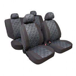 Graffio Basic-Fit, set fodere coordinate in jacquard, universali - Antracite