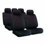 Glamur, set fodere coordinate in jacquard - Nero