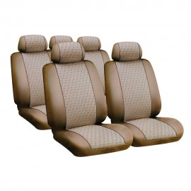 Glamur, set fodere coordinate in jacquard - Beige