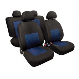 Sport, set fodere coordinate in jacquard - Blu/Nero