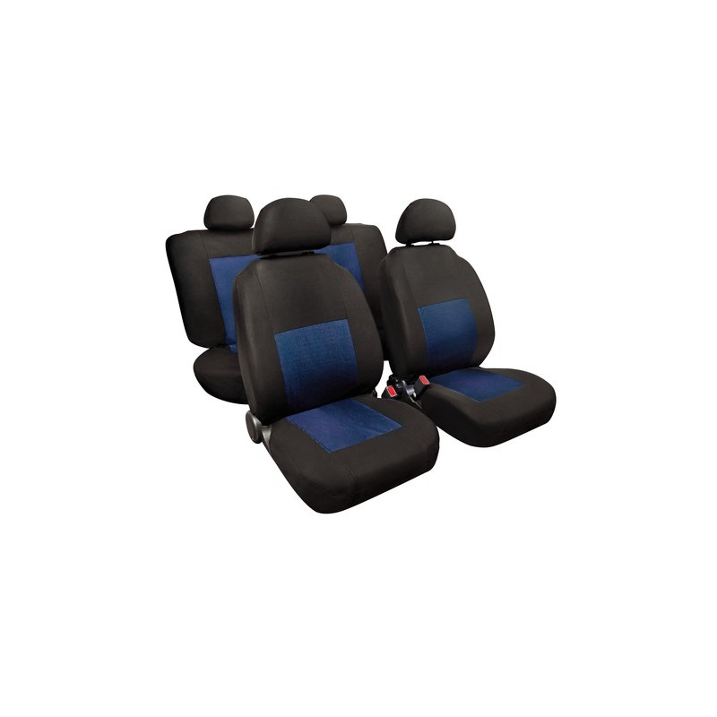 Sport, set fodere coordinate in jacquard - Blu/Nero Sport, set fodere coordinate in jacquard - Blu/Nero