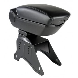 Premium, bracciolo 3 funzioni con doppio sistema di fissaggio e connessione USB, 12V - Carbon-Look