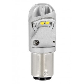 9-30V Mega-Led HP-4 - 4 SMD x 1 chip - (P21/5W) - BAY15d - 1 pz - D/Blister - Bianco