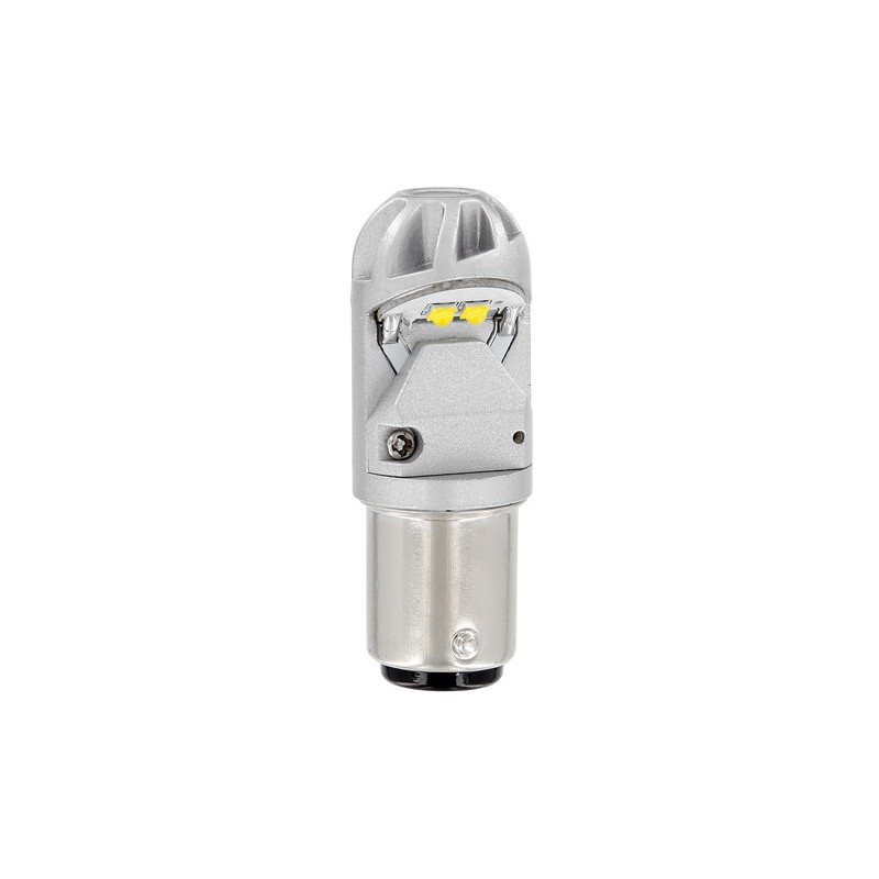 9-30V Mega-Led HP-4 - 4 SMD x 1 chip - (P21/5W) - BAY15d - 1 pz - D/Blister - Rosso
