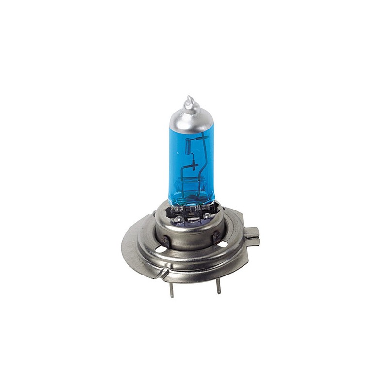 12V Lampada alogena Blu-Xe - H7 - 100W - PX26d - 2 pz - Scatola Plast. 12V Lampada alogena Blu-Xe - H7 - 100W - PX26d - 2 pz - Scatola Plast.