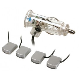 Set 4 proiettori a led colorati 12V - Bianco