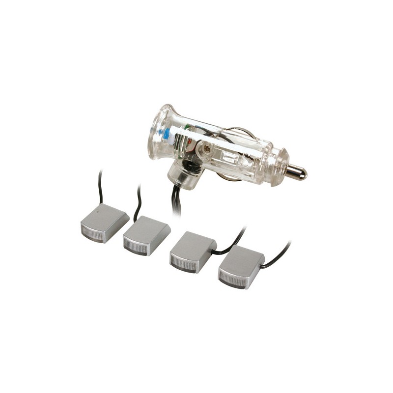 Set 4 proiettori a led colorati 12V - Bianco