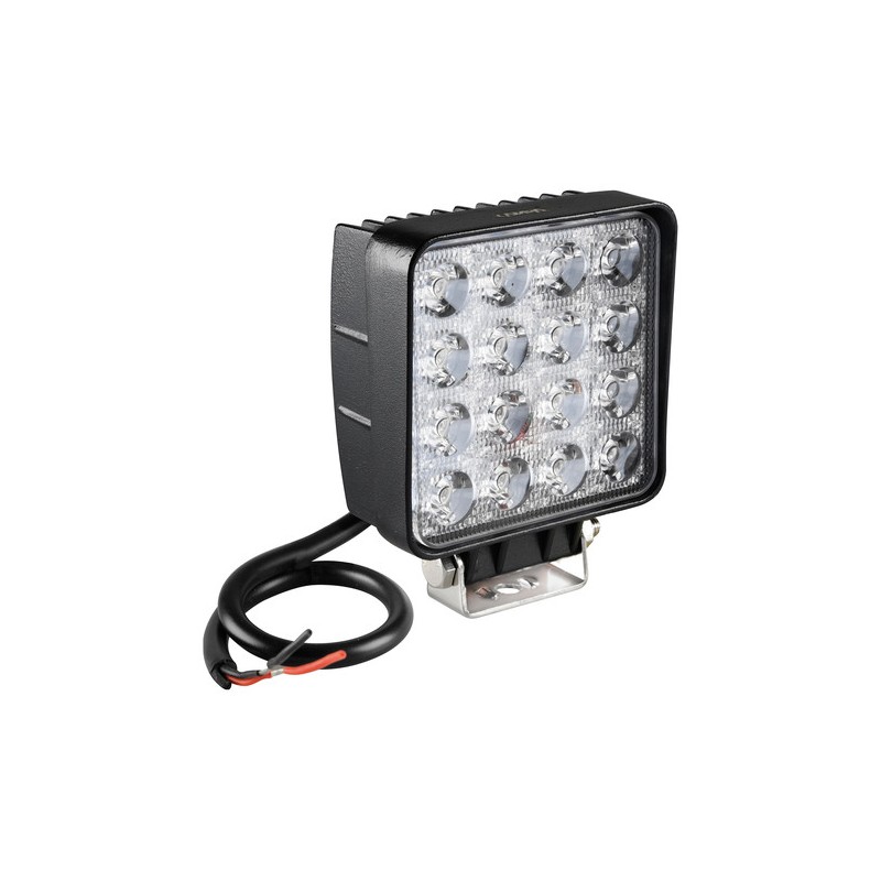 WL-25, faro ausiliario a 16 Led - 10/30V - Bianco WL-25, faro ausiliario a 16 Led - 10/30V - Bianco