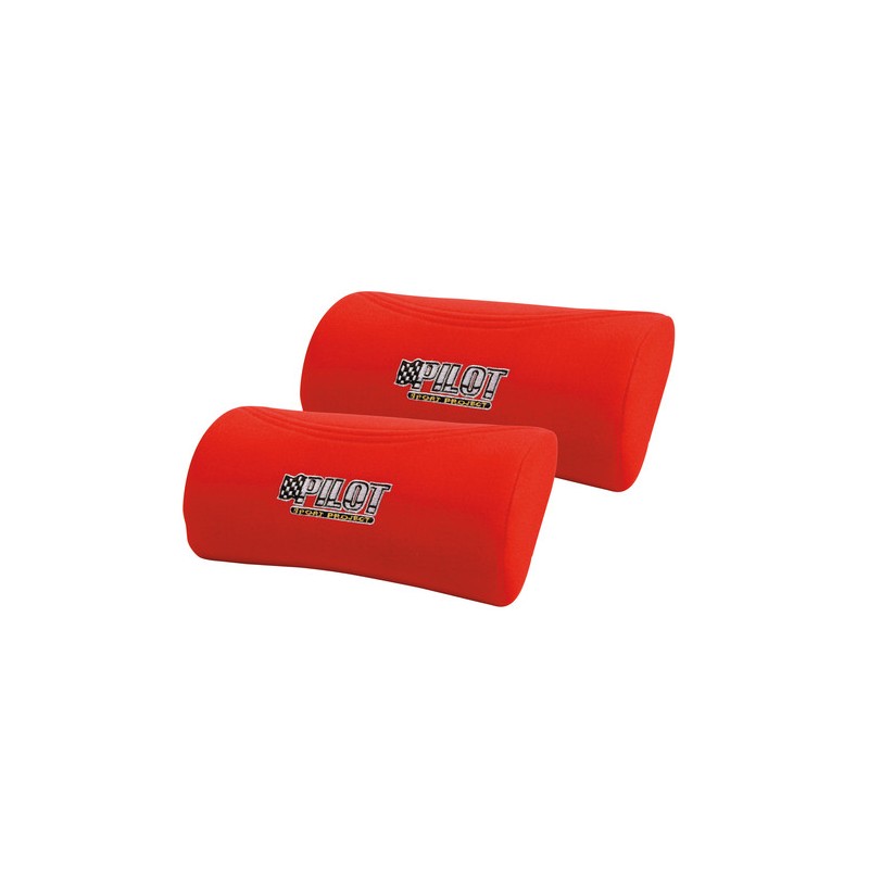 Racing Comfort, coppia poggiacollo poggiatesta - Rosso Racing Comfort, coppia poggiacollo poggiatesta - Rosso
