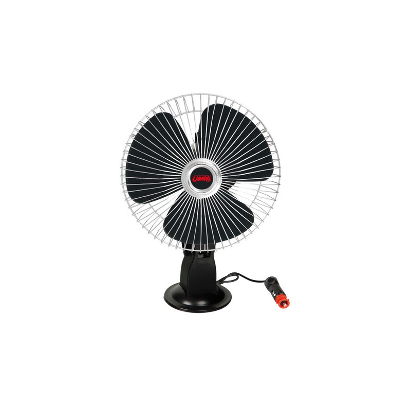 Chrome-fan, ventilatore con ventosa Ø 8" - 24V