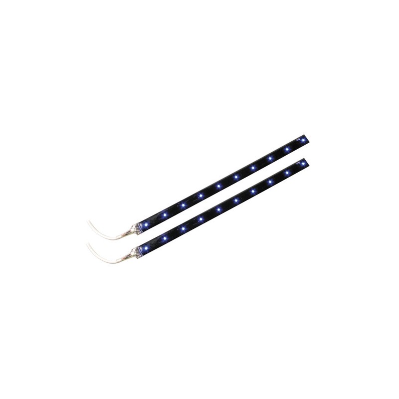 Twin Led-Bar 15 Led, 12V - 2x40 cm - Bianco