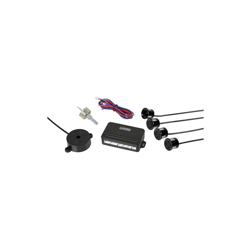 Buzzer F4, kit 4 sensori parcheggio anteriori, 12V Buzzer F4, kit 4 sensori parcheggio anteriori, 12V