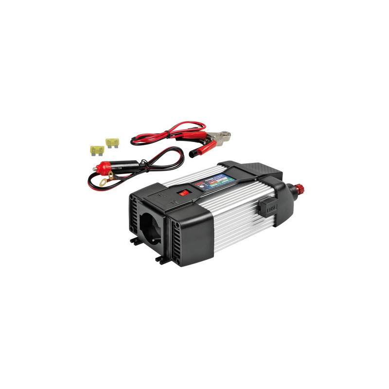 Power Inverter PSW300, trasformatore a onda sinusoidale pura 12V > 230V Power Inverter PSW300, trasformatore a onda sinusoidale pura 12V > 230V