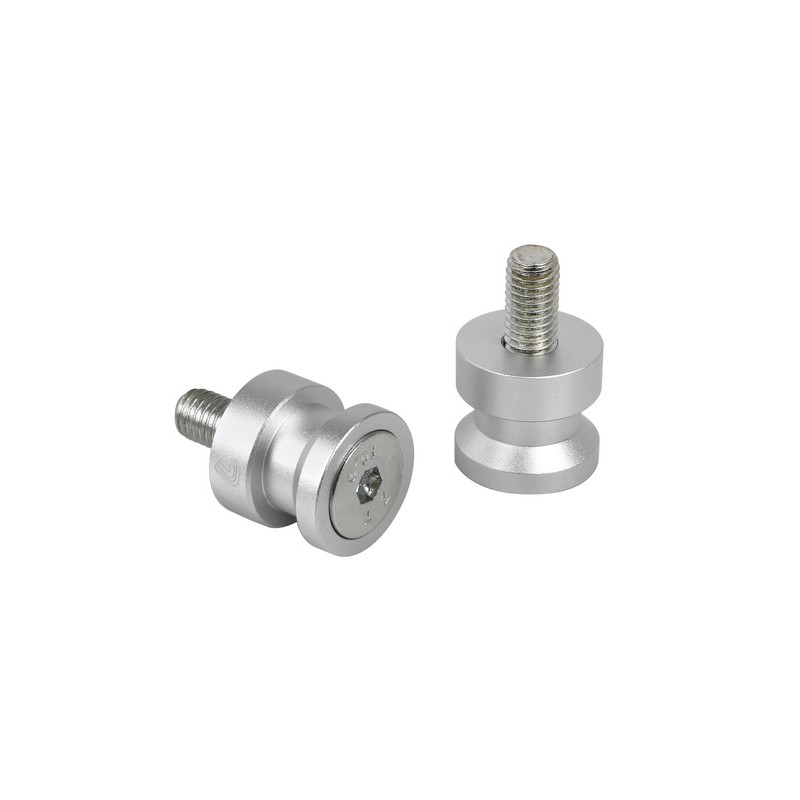 Coppia supporti cavalletto - 8x1,25 mm - Alluminio
