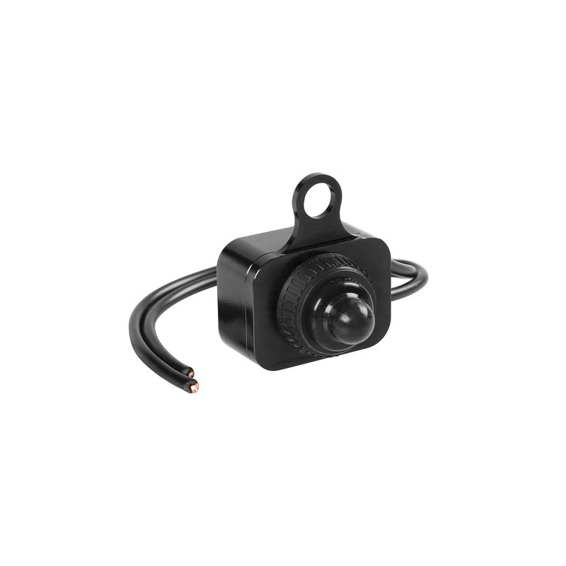 On & Off, interruttore impermeabile, 12V - Nero On & Off, interruttore impermeabile, 12V - Nero