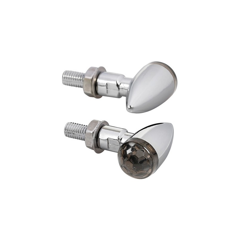 Drop, indicatori direzione a Led - Cromo Drop, indicatori direzione a Led - Cromo