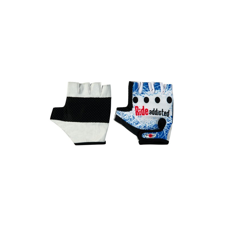Biker-Pro, guanti in pelle e lycra - M Biker-Pro, guanti in pelle e lycra - M