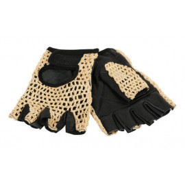 Sport, guanti in pelle e cotone - L - Nero