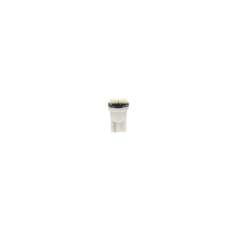 24/28V Hyper-Led 6 - 2 SMD x 3 chips - (T10) - W2,1x9,5d - 20 pz - Scatola - Bianco - Doppia polarità