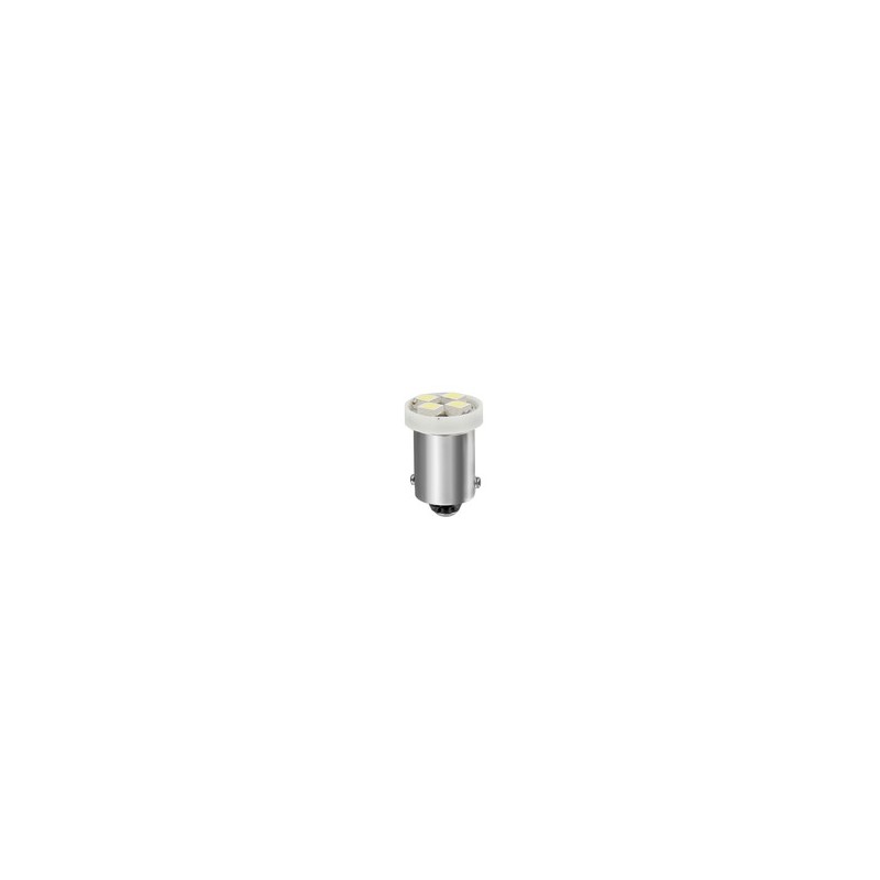 24/28V Hyper-Led 4 - 4 SMD x 1 chips - (T4W) - BA9s - 2 pz - Scatola - Bianco - Doppia polarità 24/28V Hyper-Led 4 - 4 SMD x 1 chips - (T4W) - BA9s - 2 pz - Scatola - Bianco - Doppia polarità