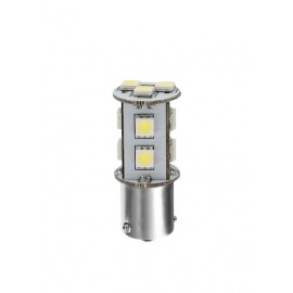 24/28V Hyper-Led 33 - 11 SMD x 3 chips - (P21W) - BA15s - 1 pz - D/Blister - Bianco - Doppia polarità