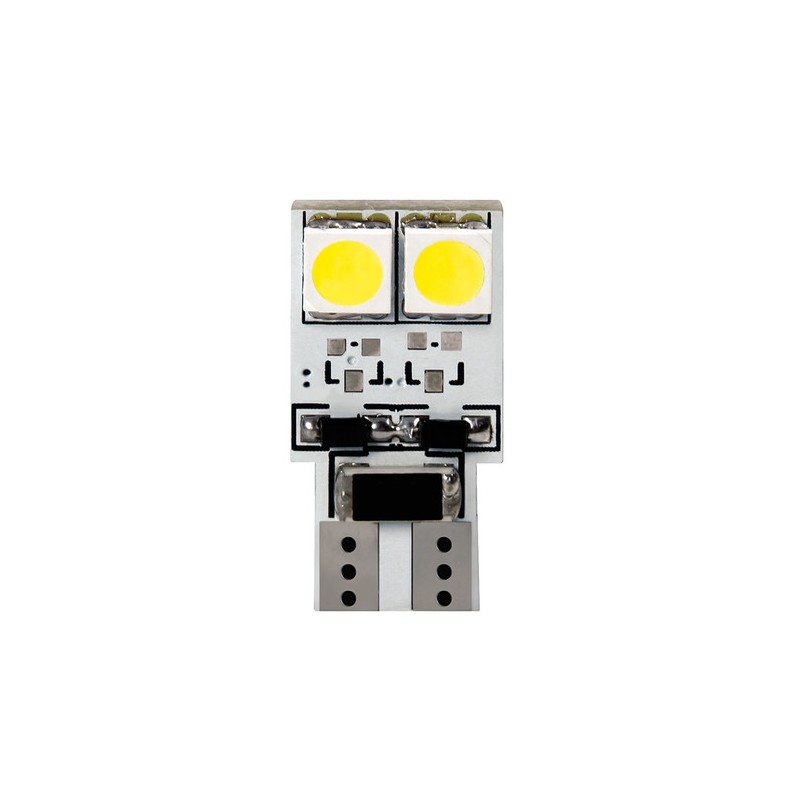 24V Hyper-Led 12 - 4 SMD x 3 chips - (T10) - Bifocus - W2,1x9,5d - 2 pz - D/Blister - Bianco - Doppia polarità - Resistenza inc 24V Hyper-Led 12 - 4 SMD x 3 chips - (T10) - Bifocus - W2,1x9,5d - 2 pz - D/Blister - Bianco - Doppia polarità - Resistenza inc