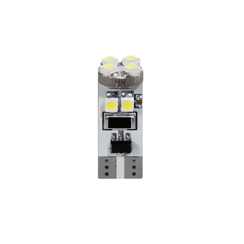 24V Hyper-Led 24 - 8 SMD x 3 chips - (T10) - Trifocus - W2,1x9,5d - 2 pz - Scatola - Bianco - Doppia polarità - Resistenza inco 24V Hyper-Led 24 - 8 SMD x 3 chips - (T10) - Trifocus - W2,1x9,5d - 2 pz - Scatola - Bianco - Doppia polarità - Resistenza inco