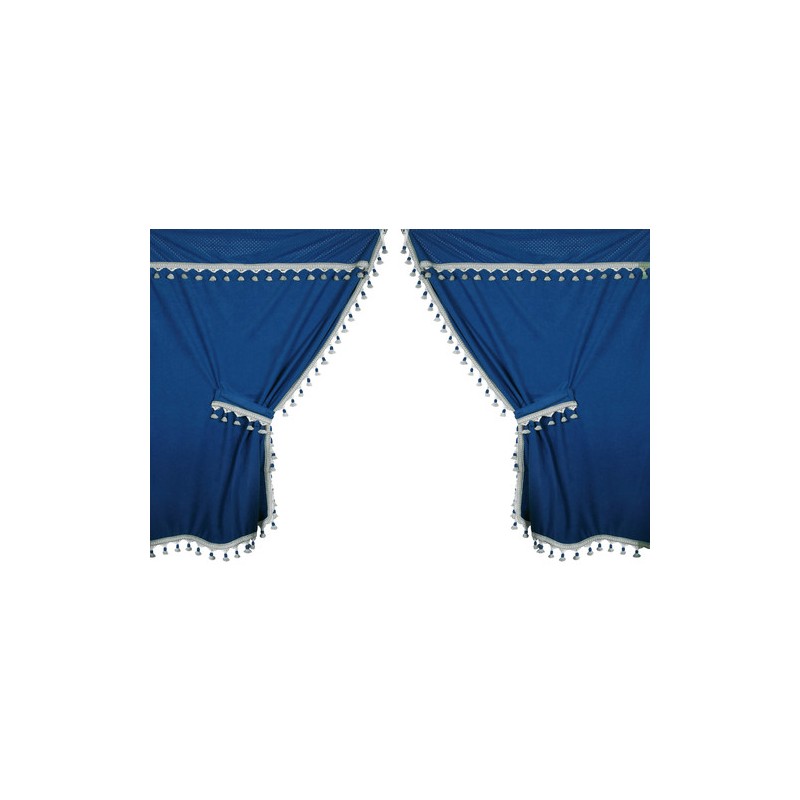 Premiere, set tende in microfibra per camion - Blu Premiere, set tende in microfibra per camion - Blu