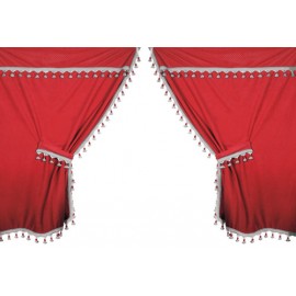 Premiere, set tende in microfibra per camion - Rosso